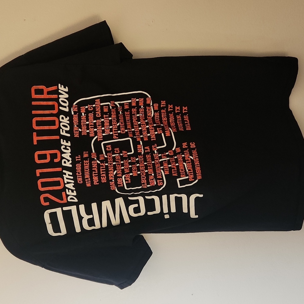 Juice Wrld Rare “Death Race For Love” 2019 Concert Merch Tour Shirt Men's M - Picture 7 of 7